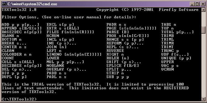 TEXTools32 Screenshot